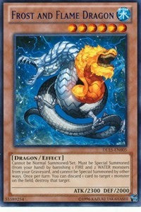 Frost and Flame Dragon (Blue) [DL15-EN005] Rare | Galaxy Games LLC