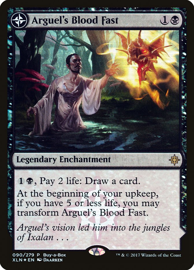 Arguel's Blood Fast // Temple of Aclazotz (Buy-A-Box) [Ixalan Treasure Chest] | Galaxy Games LLC
