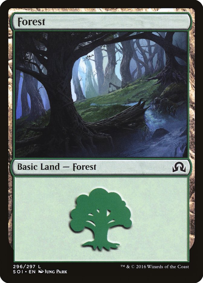 Forest (296) [Shadows over Innistrad] | Galaxy Games LLC