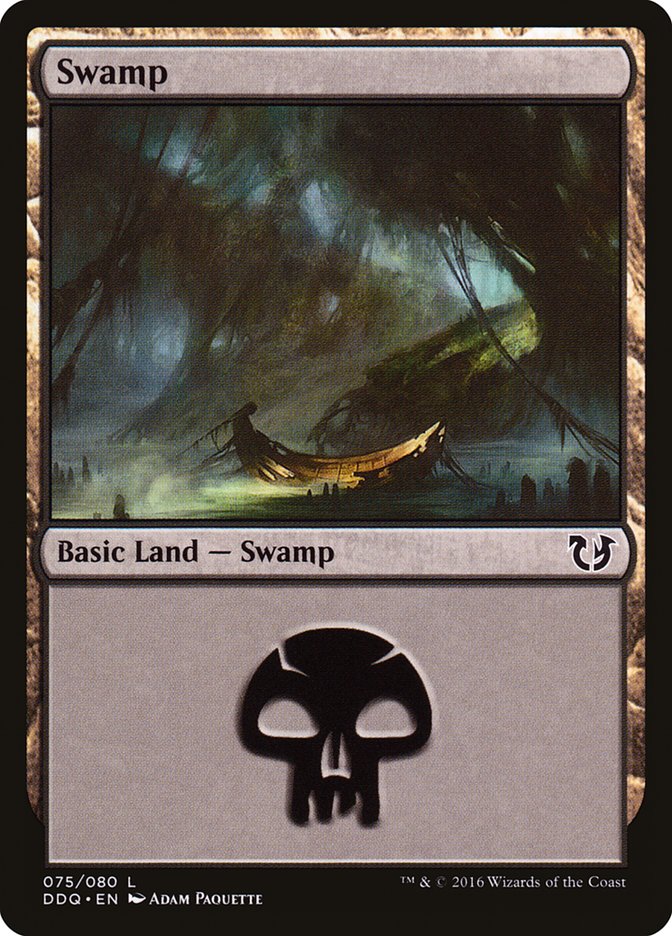 Swamp (75) [Duel Decks: Blessed vs. Cursed] | Galaxy Games LLC