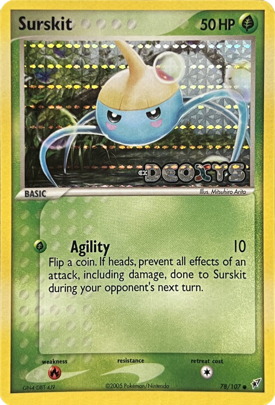 Surskit (78/107) (Stamped) [EX: Deoxys] | Galaxy Games LLC