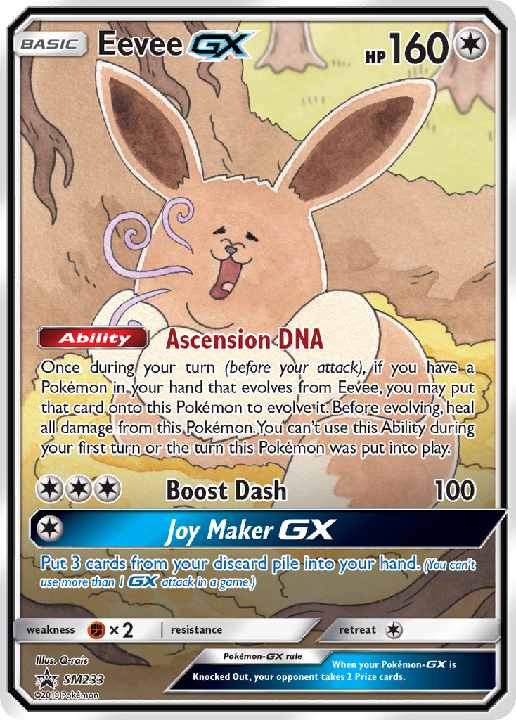 Eevee GX (SM233) [Sun & Moon: Black Star Promos] | Galaxy Games LLC