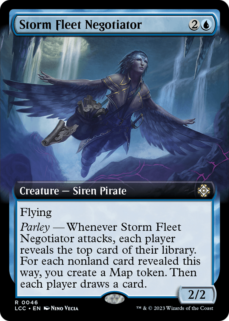 Storm Fleet Negotiator (Extended Art) [The Lost Caverns of Ixalan Commander] | Galaxy Games LLC