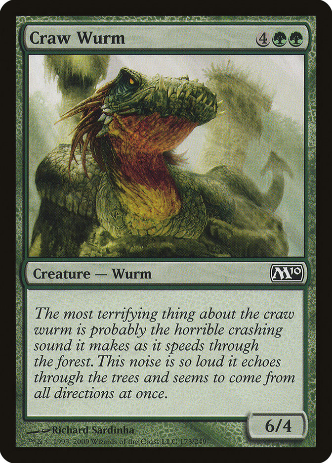 Craw Wurm [Magic 2010] | Galaxy Games LLC