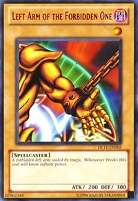 Left Arm of the Forbidden One (Red) [DL11-EN005] Rare | Galaxy Games LLC