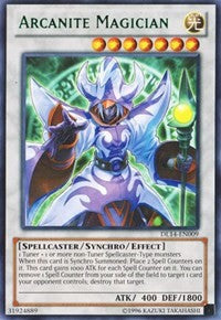 Arcanite Magician (Green) [DL14-EN009] Rare | Galaxy Games LLC