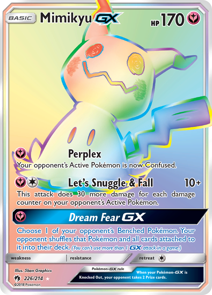 Mimikyu GX (226/214) [Sun & Moon: Lost Thunder] | Galaxy Games LLC