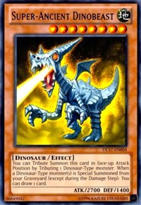 Super-Ancient Dinobeast (Blue) [DL17-EN004] Rare | Galaxy Games LLC
