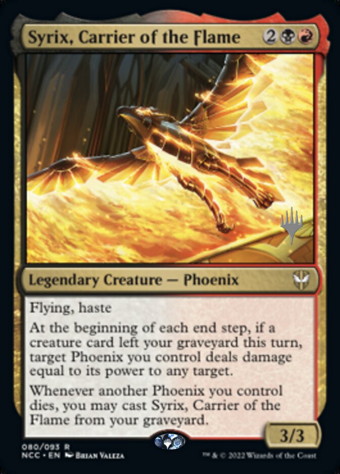 Syrix, Carrier of the Flame (Promo Pack) [Streets of New Capenna Commander Promos] | Galaxy Games LLC