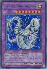 Cyber Twin Dragon [DR04-EN035] Ultra Rare | Galaxy Games LLC