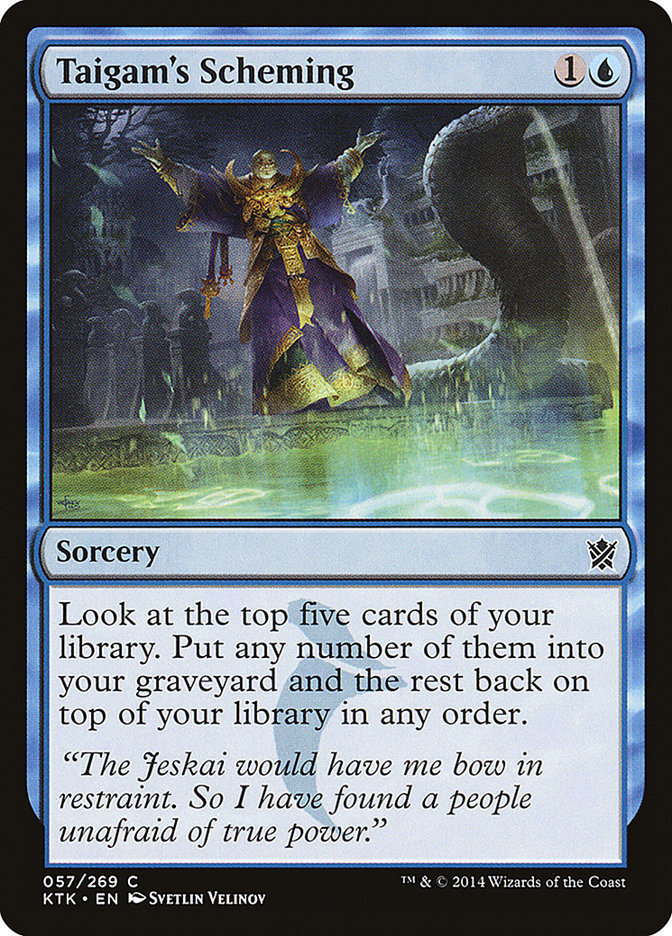 Taigam's Scheming [Khans of Tarkir] | Galaxy Games LLC