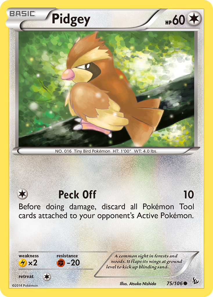 Pidgey (75/106) [XY: Flashfire] | Galaxy Games LLC