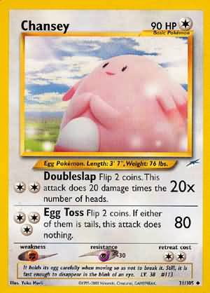 Chansey (31/105) [Neo Destiny Unlimited] | Galaxy Games LLC