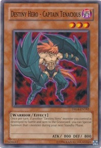 Destiny Hero - Captain Tenacious [DR04-EN182] Common | Galaxy Games LLC