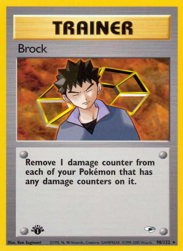 Brock (98/132) [Gym Heroes 1st Edition] | Galaxy Games LLC
