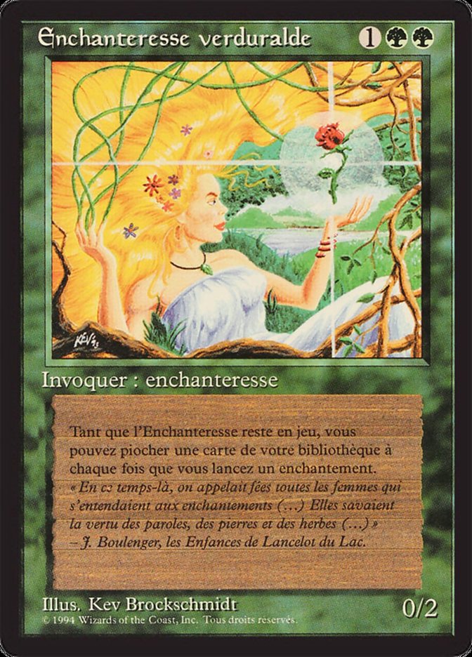 Verduran Enchantress [Foreign Black Border] | Galaxy Games LLC