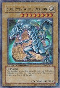 Blue-Eyes White Dragon [DTP1-EN001] Super Rare | Galaxy Games LLC