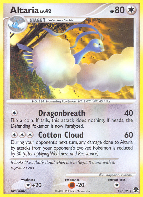 Altaria (12/106) [Diamond & Pearl: Great Encounters] | Galaxy Games LLC