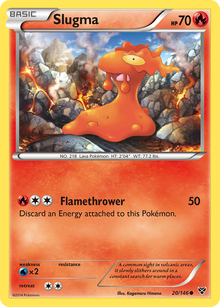 Slugma (20/146) [XY: Base Set] | Galaxy Games LLC