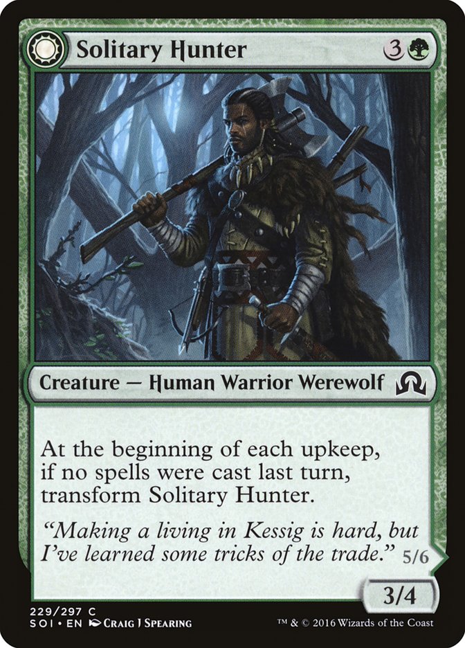 Solitary Hunter // One of the Pack [Shadows over Innistrad] | Galaxy Games LLC