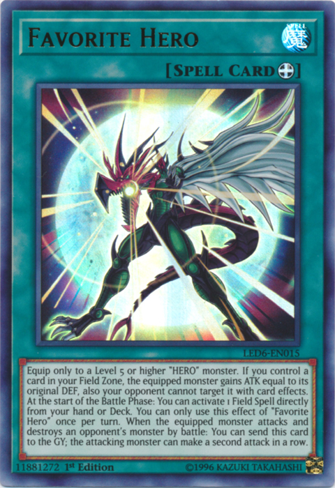 Favorite Hero [LED6-EN015] Ultra Rare | Galaxy Games LLC