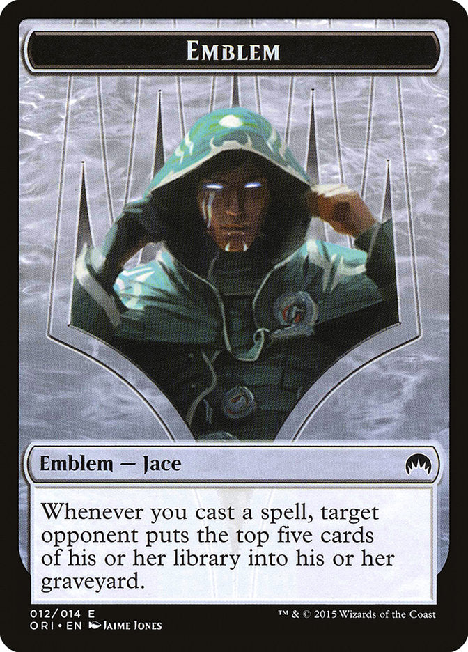 Jace, Telepath Unbound Emblem [Magic Origins Tokens] | Galaxy Games LLC