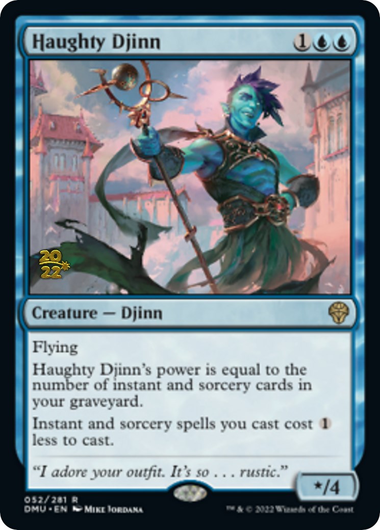 Haughty Djinn [Dominaria United Prerelease Promos] | Galaxy Games LLC