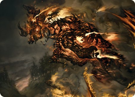 Pyre Spawn Art Card [Innistrad: Crimson Vow Art Series] | Galaxy Games LLC