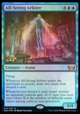 All-Seeing Arbiter [Streets of New Capenna Prerelease Promos] | Galaxy Games LLC