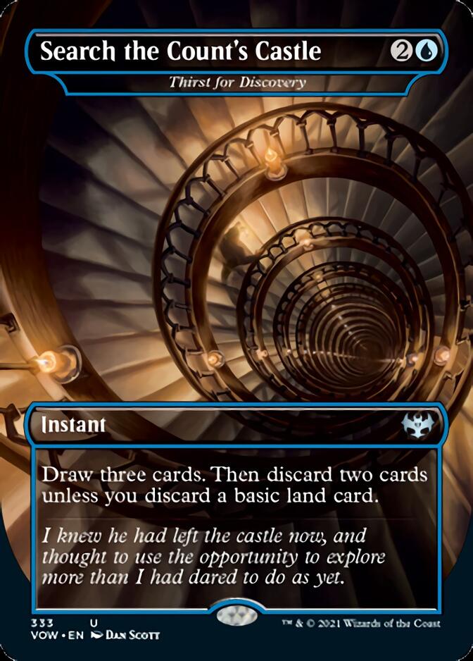 Thirst for Discovery - Search the Count's Castle [Innistrad: Crimson Vow] | Galaxy Games LLC