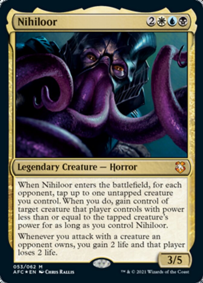 Nihiloor [Dungeons & Dragons: Adventures in the Forgotten Realms Commander] | Galaxy Games LLC