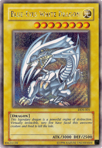 Blue-Eyes White Dragon (Dark Duel Stories) [DDS-001] Secret Rare | Galaxy Games LLC