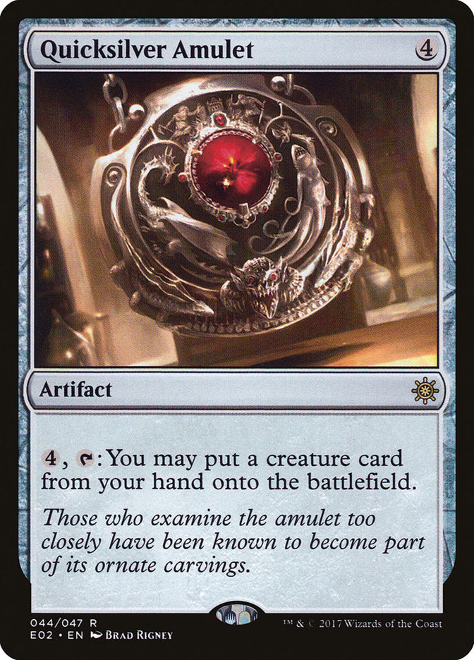 Quicksilver Amulet [Explorers of Ixalan] | Galaxy Games LLC