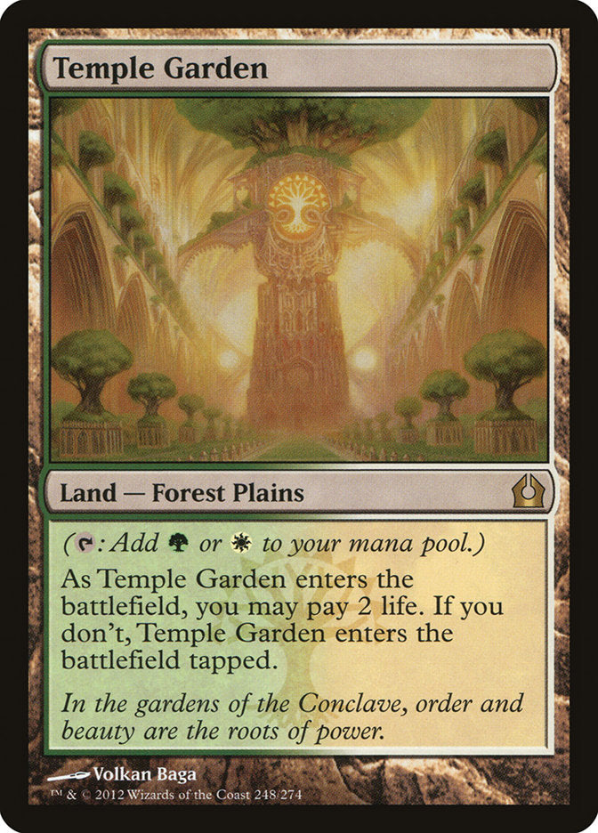 Temple Garden [Return to Ravnica] | Galaxy Games LLC