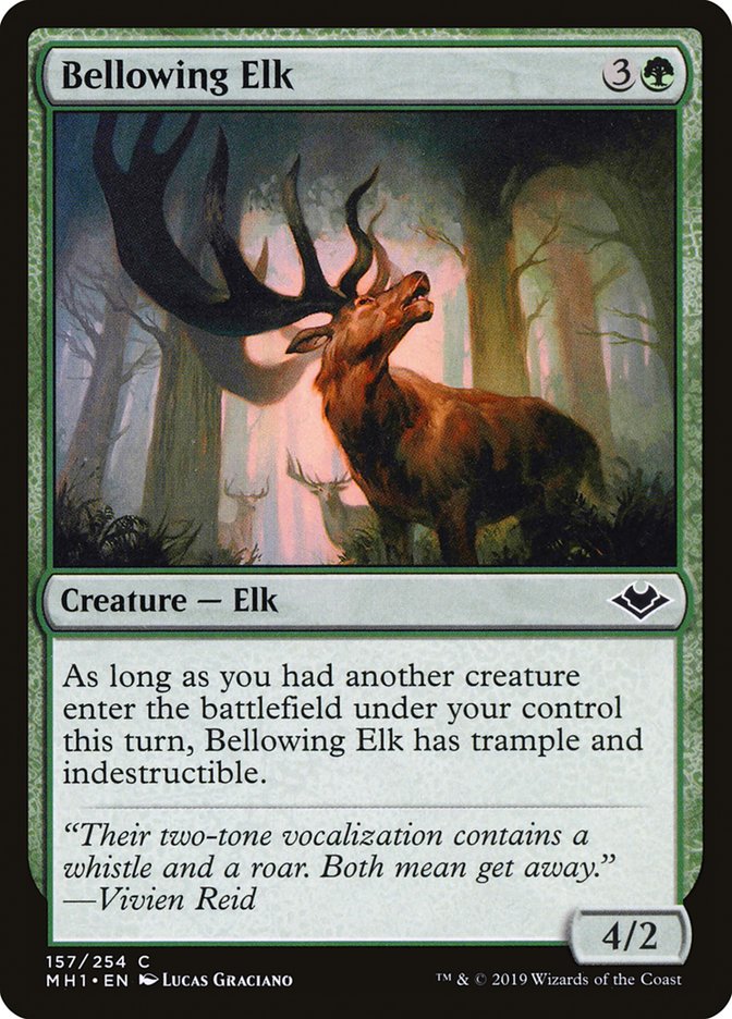 Bellowing Elk [Modern Horizons] | Galaxy Games LLC