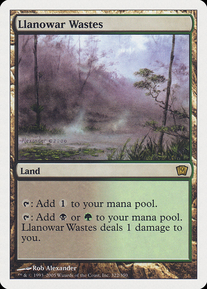 Llanowar Wastes [Ninth Edition] | Galaxy Games LLC