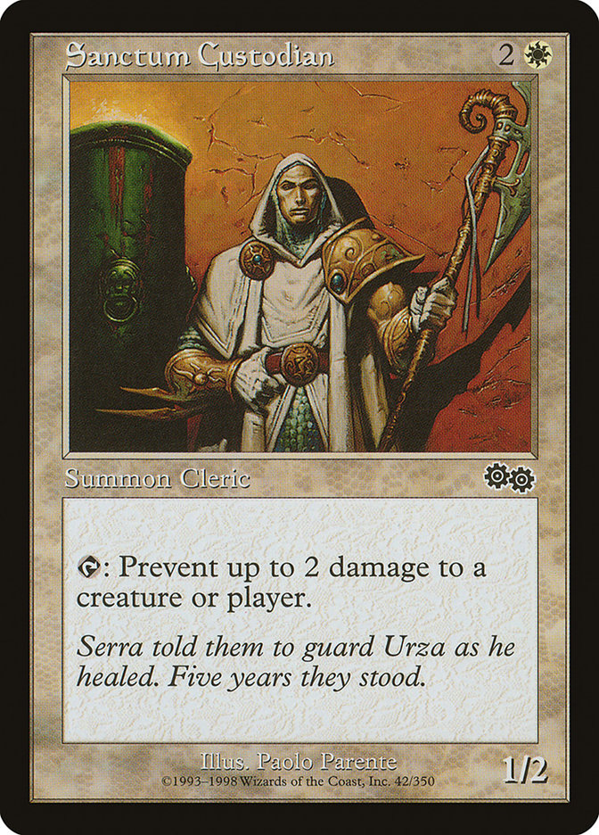 Sanctum Custodian [Urza's Saga] | Galaxy Games LLC