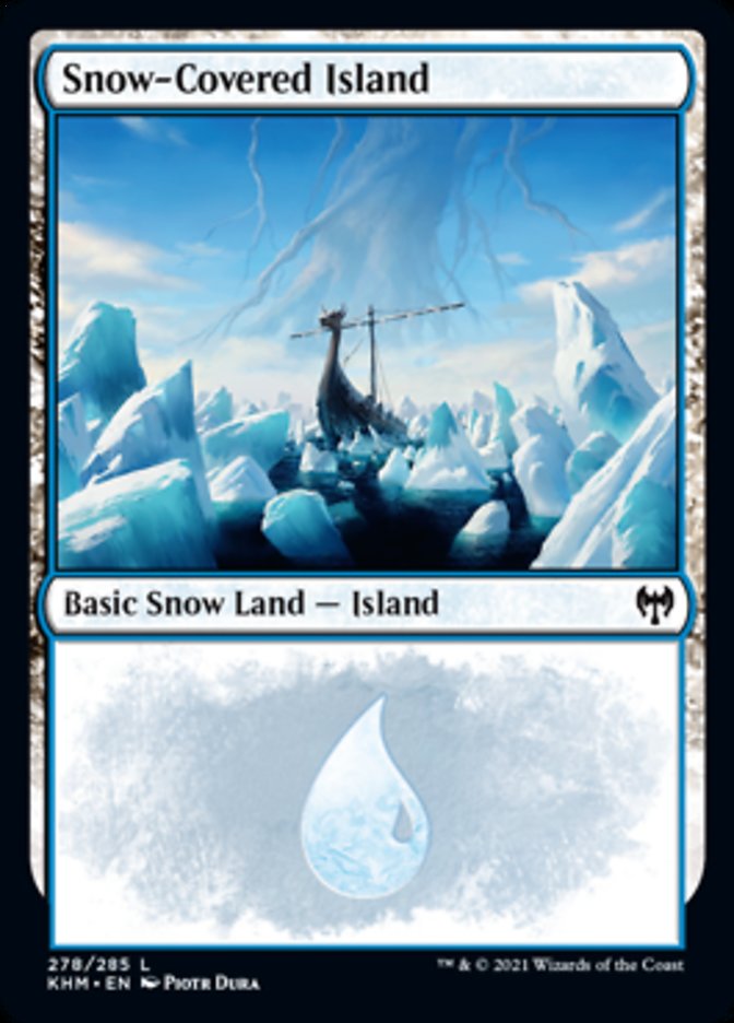 Snow-Covered Island (278) [Kaldheim] | Galaxy Games LLC