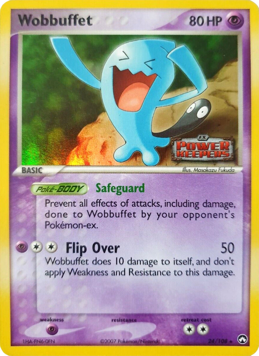 Wobbuffet (24/108) (Stamped) [EX: Power Keepers] | Galaxy Games LLC