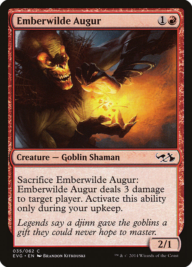 Emberwilde Augur (Elves vs. Goblins) [Duel Decks Anthology] | Galaxy Games LLC