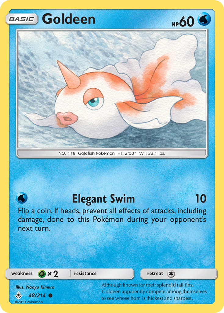 Goldeen (48/214) [Sun & Moon: Unbroken Bonds] | Galaxy Games LLC