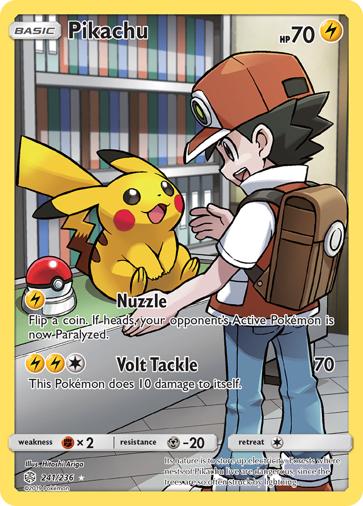 Pikachu (241/236) [Sun & Moon: Cosmic Eclipse] | Galaxy Games LLC