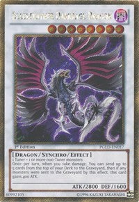 Blackfeather Darkrage Dragon [PGLD-EN017] Gold Secret Rare | Galaxy Games LLC