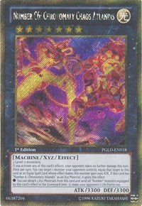 Number C6: Chronomaly Chaos Atlandis [PGLD-EN018] Gold Secret Rare | Galaxy Games LLC