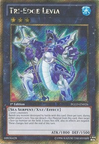 Tri-Edge Levia [PGLD-EN026] Gold Secret Rare | Galaxy Games LLC