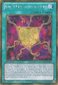 Rank-Up-Magic Argent Chaos Force [PGLD-EN027] Gold Secret Rare | Galaxy Games LLC