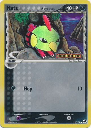 Natu (55/101) (Delta Species) (Stamped) [EX: Dragon Frontiers] | Galaxy Games LLC