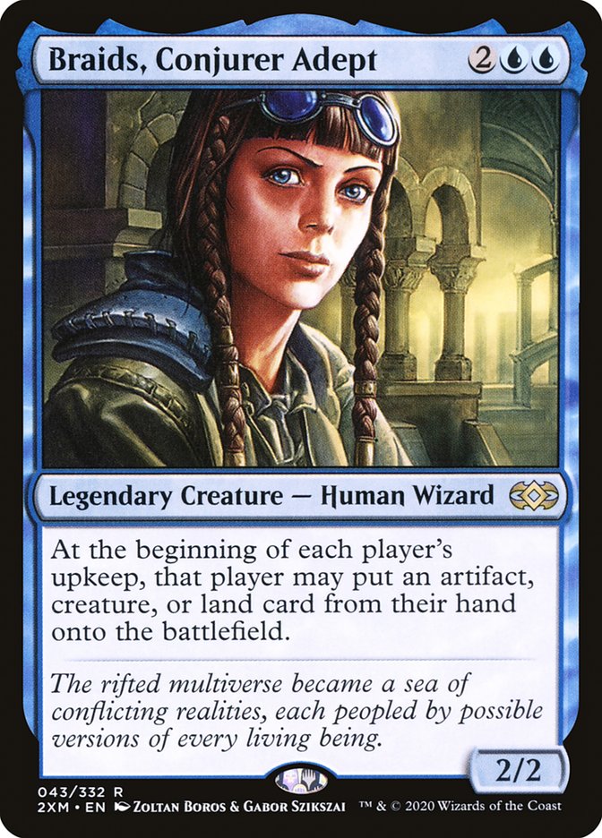 Braids, Conjurer Adept [Double Masters] | Galaxy Games LLC