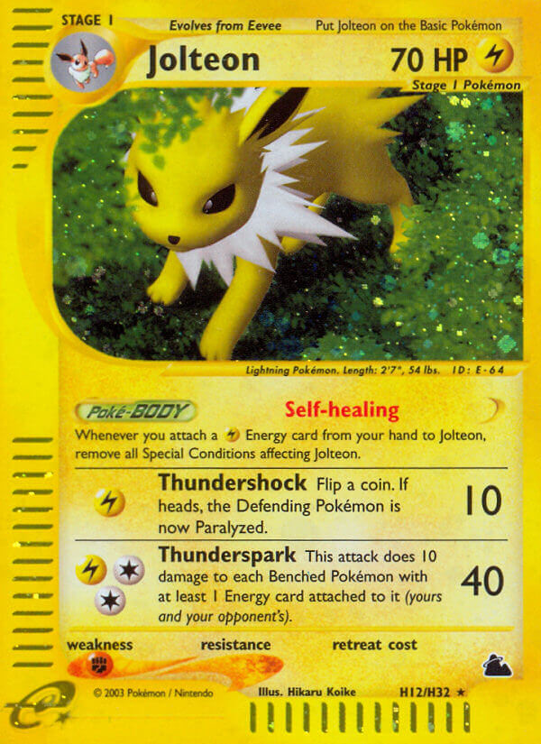 Jolteon (H12/H32) [Skyridge] | Galaxy Games LLC