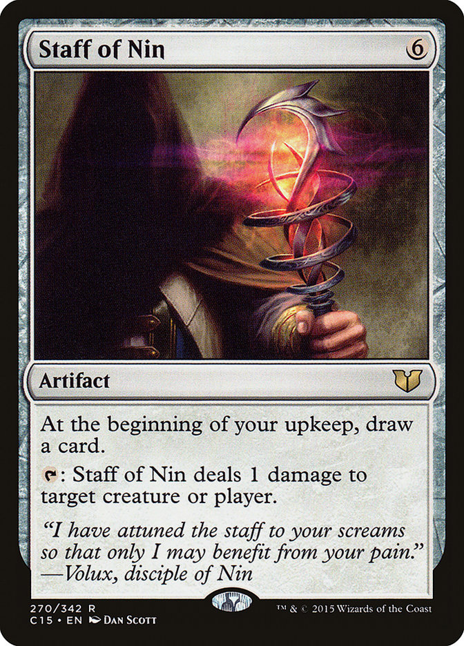 Staff of Nin [Commander 2015] | Galaxy Games LLC